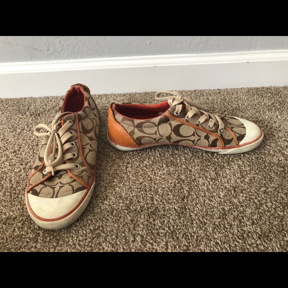 Coach leather sneakers